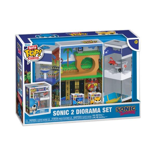 Sonic – Sonic 2 Diorama Bitty Pop! Playset