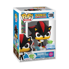 Sonic the Hedgehog – Shadow with Emeralds Exclusive Flocked Pop! Vinyl