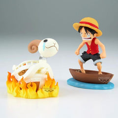 One Piece - World Collectable Figure Log Stories Monkey.D.Luffy & Going Merry