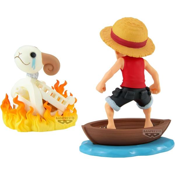 One Piece - World Collectable Figure Log Stories Monkey.D.Luffy & Going Merry