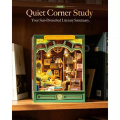 Robotime DIY Bookends Quiet Corner Study