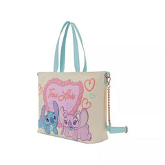 Loungefly - Disney Lilo & Stitch Stitch & Angel “True Love” Tote Bag