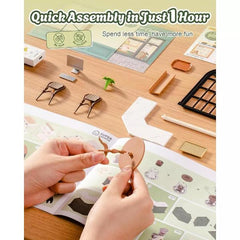 Robotime DIY Plastic Superstore Perfect Romance Cafe