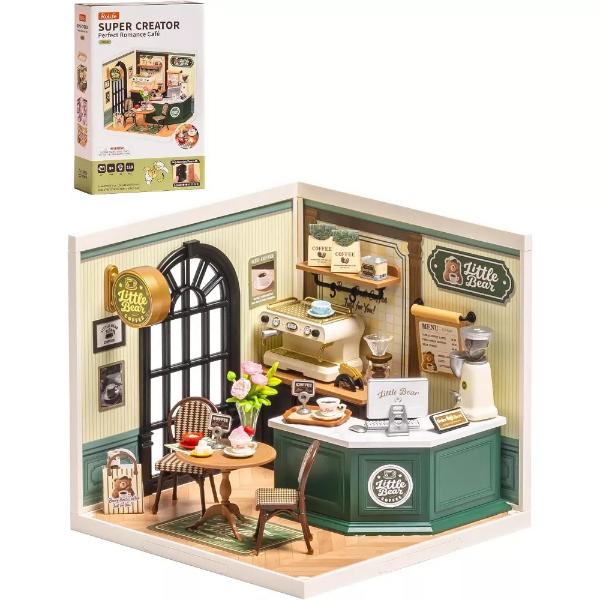 Robotime DIY Plastic Superstore Perfect Romance Cafe