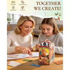 Robotime DIY Bookends Kit Sunset Isle