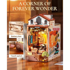 Robotime DIY Bookends Kit Sunset Isle