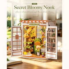 Robotime DIY Bookends Secret Bloomy Nook