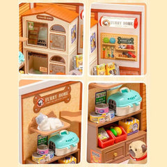 Robotime DIY Plastic Superstore Furry Friends Home