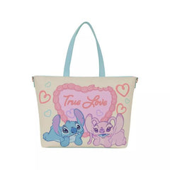 Loungefly - Disney Lilo & Stitch Stitch & Angel “True Love” Tote Bag