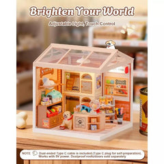Robotime DIY Plastic Superstore Furry Friends Home