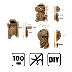 Cartonic Trio Safari 3D Puzzle