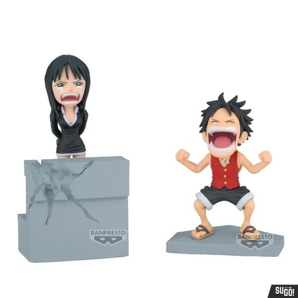 Banpresto World Collectable Figure Log Stories Monkey D. Luffy & Nico Robin