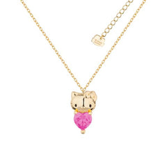 Couture Kingdom Sanrio Hello Kitty October Birthstone Necklace Gold