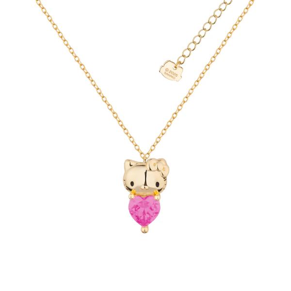 Couture Kingdom Sanrio Hello Kitty October Birthstone Necklace Gold