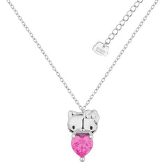 Couture Kingdom Sanrio Hello Kitty October Birthstone Necklace Silver