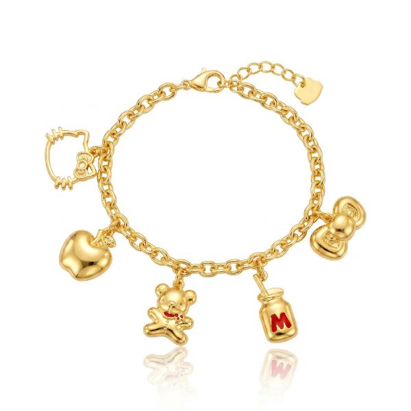 Couture Kingdom Sanrio - Hello Kitty Core Charm Bracelet Gold