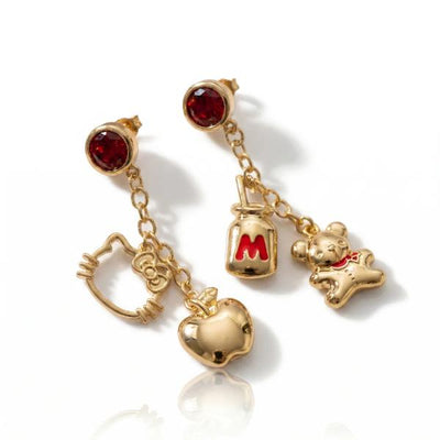 Couture Kingdom Sanrio - Core Charm Drop Earrings Gold