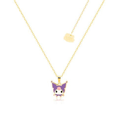 Couture Kingdom Sanrio - Hello Kitty Kuromi ECC Necklace Gold