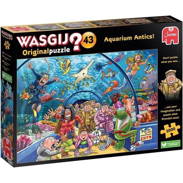 Wasgij? Original #43 Aquarium Antics! 1000pc Puzzle