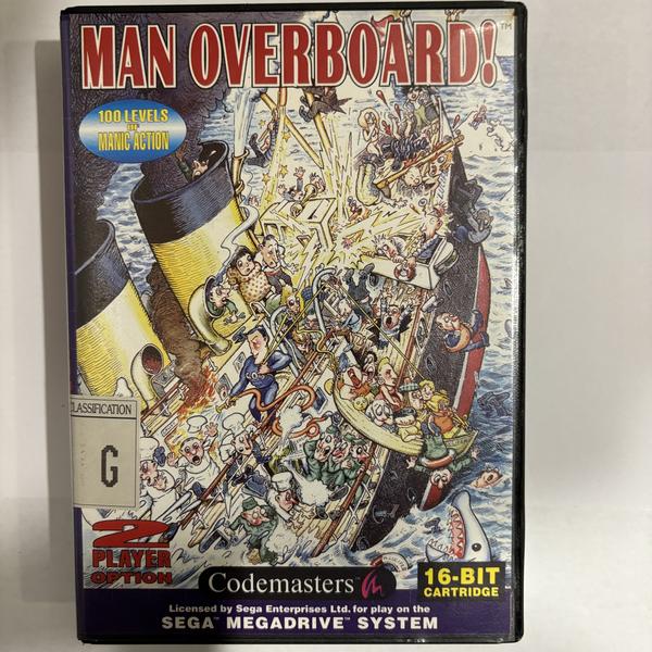 Notice / Booklet - Man Overboard - SEGA Game Gear - No Annotation Notice / Booklet - Man Overboard - SEGA Game Gear - No Annotation