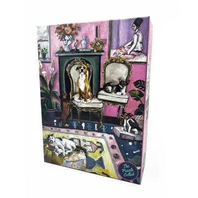 The Puzzle Collab Let's Vibe in the Pink Room 1000pc Puzzle