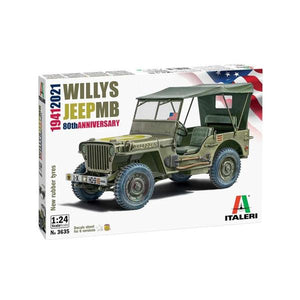 ITALERI 1/24 Willys Jeep MB 80th Anniversary