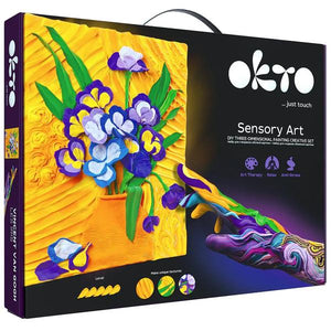 OKTO Sensory Clay Art Creative Set - Irises (30cm x 40cm)