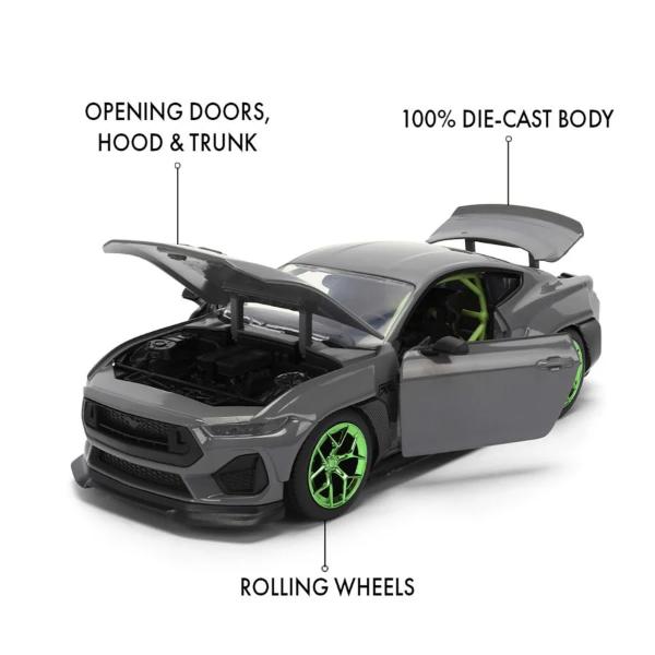 Big Time Muscle - 2024 Ford Mustang RTR 1:24 Scale Diecast Vehicle