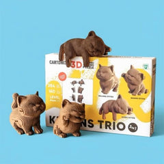Cartonic Kittens Trio 3D Puzzle