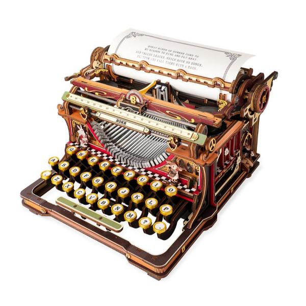 Robotime Mechanical Typewriter Fairytale Version