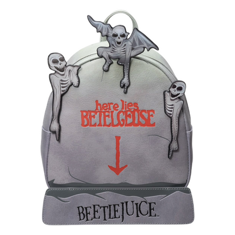 Image of Loungefly Beetlejuice - Tombstone US Exclusive Glow Mini Backpack
