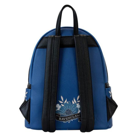 Image of Loungefly Harry Potter - Ravenclaw House Floral Tattoo Mini Backpack