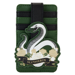 Loungefly Harry Potter - Slytherin House Floral Tattoo Cardholder