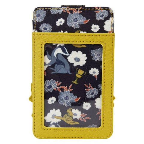Image of Loungefly Harry Potter - Hufflepuff House Floral Tattoo Cardholder