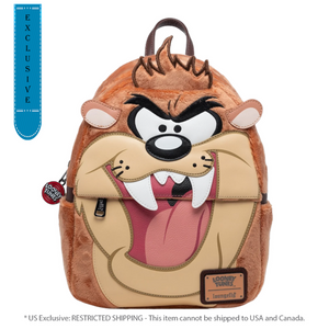 Loungefly Looney Tunes - Tasmanian Devil US Exclusive Plush Cosplay Mini Backpack