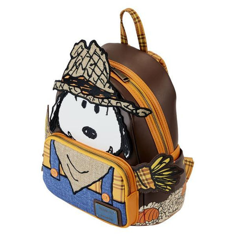 Image of Loungefly Peanuts - Snoopy Scarecrow Cosplay Mini Backpack