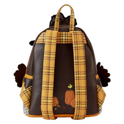 Image of Loungefly Peanuts - Snoopy Scarecrow Cosplay Mini Backpack