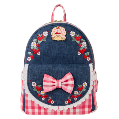 Loungefly Strawberry Shortcake - Faux Denim Mini Backpack