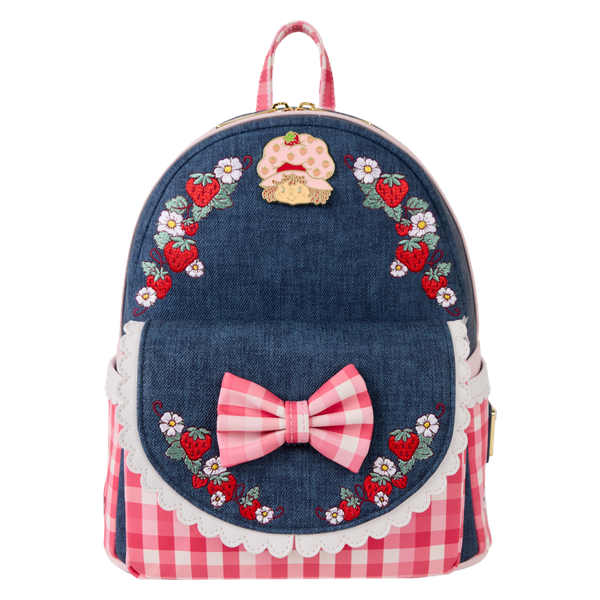 Loungefly Strawberry Shortcake - Faux Denim Mini Backpack