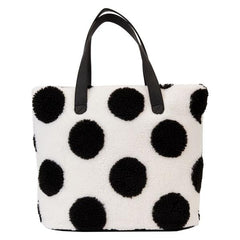 Loungefly Disney - Minnie Rocks The Dots Sherpa Tote Bag