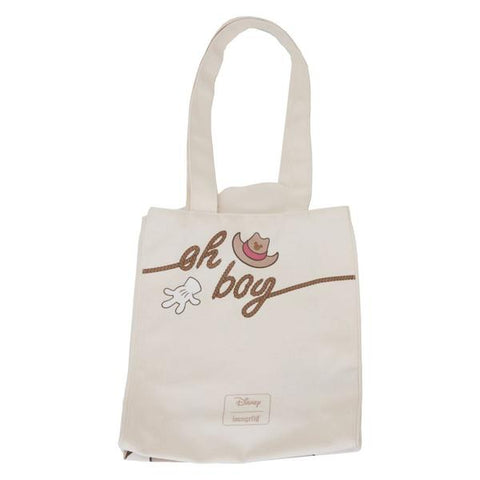 Image of Loungefly Disney - Western Mickey Canvas Tote Bag