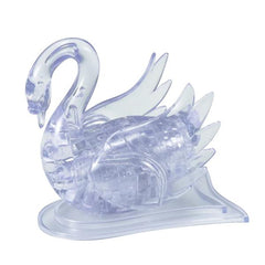 3D Crystal Puzzle - Clear Swan