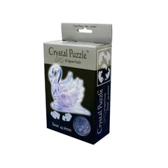 3D Crystal Puzzle - Clear Swan
