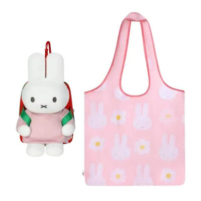 Miffy Backpack Keyring With Tote Bag Set
