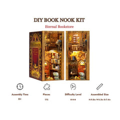 CuteBee Eternal Bookstore DIY Book Nook Kit