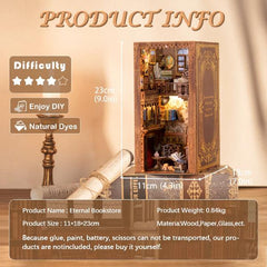 CuteBee Eternal Bookstore DIY Book Nook Kit