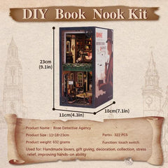 CuteBee Rose Detective Agency DIY Book Nook Kit