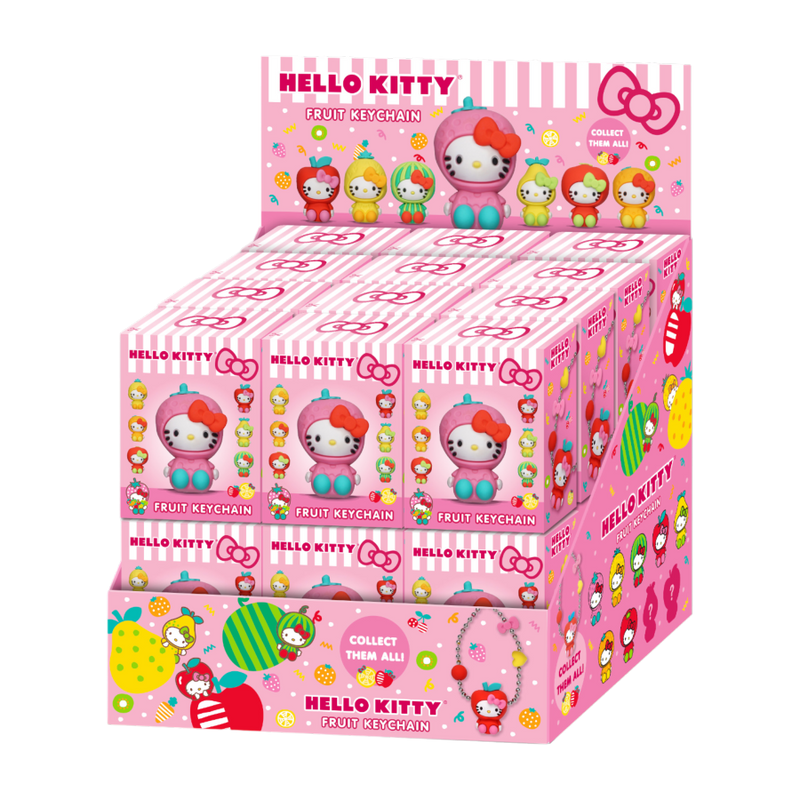 Hello Kitty - 3D Foam Bag Clips Fruits Blind Bag Clips - Random Select