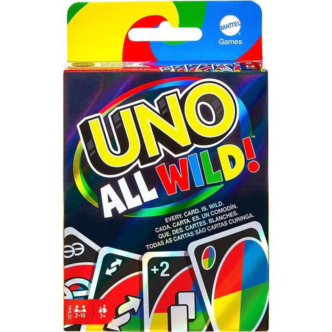 Mattel Uno All Wild Card Game