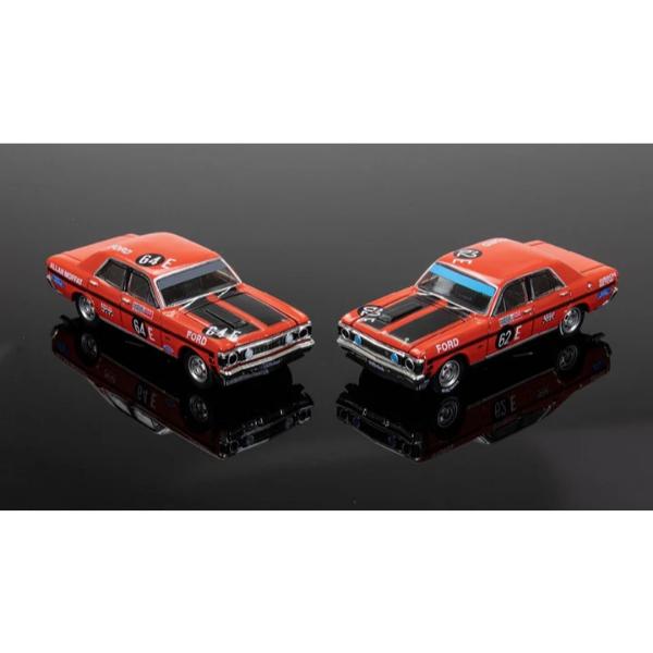 OZWheels 1:64 FSD Racing Legends Ford XW Falcon Gt-Ho Phase Ii ’70 Bathurst Winner #64 & ’70 Dnf #62 Twin Set
